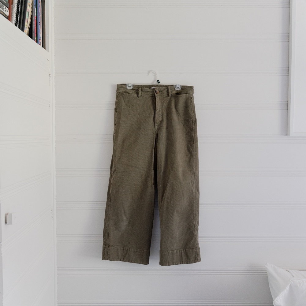 LOFT High Waist Wide Leg Pants